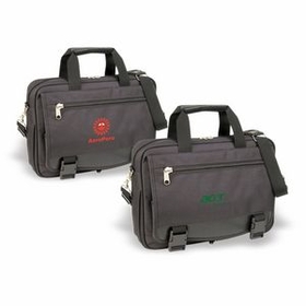 Custom Five Star Expandable Portfolio, Briefcase, Messenger Bag, 16" L x 12" W x 6.5" H
