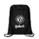 Custom Durable 420D Polyester Drawstring Bags Cinch Sack Backpack, 13.5" W x 18" H, Price/piece