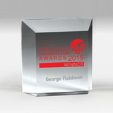 Custom Beveled Elegant Freestanding Awards (Laser Engraved), 5
