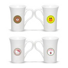 Coffee mug, 15 oz. Vienna Mug (White), Ceramic Mug, Personalised Mug, Custom Mug, Advertising Mug, 5.375" H x 3.8125" Diameter x 2.875" Diameter