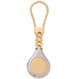Custom Boxed Gold & Silver Squeeze Key Chain (4