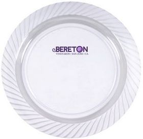 Custom 7.5" Clear Plastic Plates