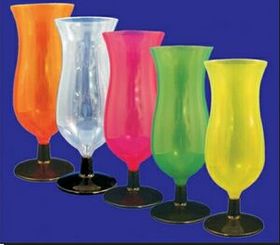 Plastic Traditional Hurricane Cup - Blank