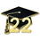 Blank Class of 2022 Graduation Cap Pin, 1" W x 1" H, Price/piece