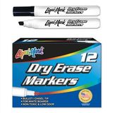 Custom 12 Pack Dry Erase Markers - Black - Usa Made