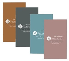 Custom Metallic Color Cardstock Cover Monthly Planner, 6 3/4" W x 6" H