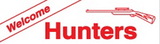 Blank 3'x10' Stock Message Super Econo Banner- Welcome Hunters