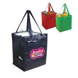 Custom Eco Insulated Grocery Tote With Side Pocket, 13