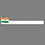 12" Ruler W/ Full Color Flag of India, Price/piece
