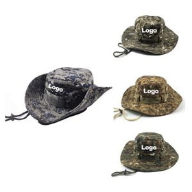 Custom Boonie Bucket Military Style Jungle Hat, 13" L x 13" W x 4 1/10" H