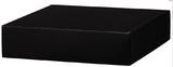 Blank Black Deluxe Gift Box Lid - Medium - 6 x 6 x 1.5"