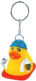 Blank Rubber Pool Party Duck Keychain