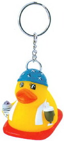 Custom Rubber Pool Party Duck Keychain