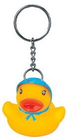 Custom Rubber Bonnet Duck Keychain