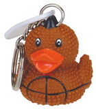 Blank Rubber Football Duck Keychain