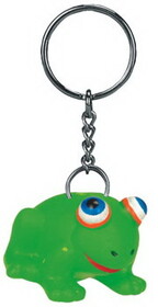 Blank Rubber Frog Keychain