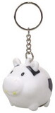 Blank Rubber Soccer Ball Hippo Keychain