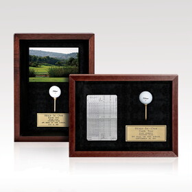 Custom Visions FR043 Mahogany Frame with Scorecard/Photo