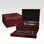 Custom Visions SDAW178 Unwine VI Elite Wine Accessory Set in a Cherry-Finished Wood Box