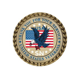 Custom EMT SPC1 Speed Challenge Coin w/ Wreath Border - Full Color Imprint (1-3/4")