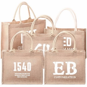 Custom Jute Tote Bag