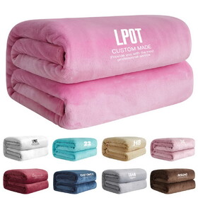 Custom Super Soft Flannel Queen Size Blanket
