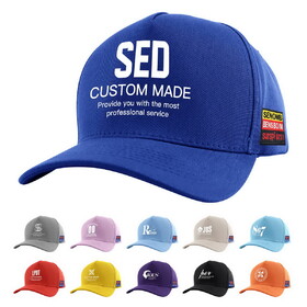 Custom Cotton Twill 5 Panel Mid Profile Structured Baseball Cap
