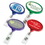 Custom Color Chrome Jumbo Oval Badge Reel (Label), 2.13" W x 3.25" H x 0.38" D, Price/piece
