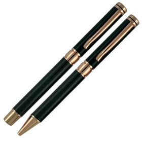 Custom Pensline CC-40 SLIM SET CC Executive Slim Pen Set Ballpoint & Rollerball