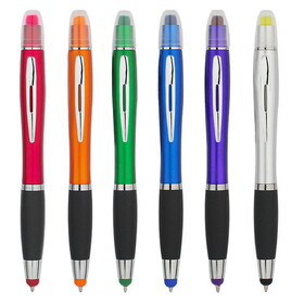 Custom Pensline HC-25 Glint Wax Gel Highlighter/Stylus Pen Combination