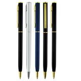 Custom Pensline I-100G Berkley Ballpoint Pen With Chrome Trim (Gold Tone)