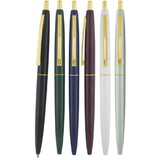 Custom Pensline I-40B Seville G Retractable Ballpoint Click Pen With Gold Trim