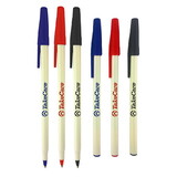 Custom Pensline NI-45C Belfast Ballpoint Pen Cream Barrel Value Stick Pen