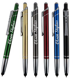 Custom Pensline ST-12 Olsen Stylus Click Action Pen