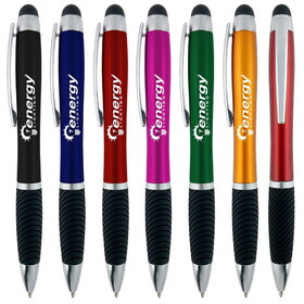 Custom Pensline STL-25 Logo Light Up Illuminated Stylus Pen