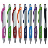 Custom Pensline T-62S Boston S Ballpoint Pen With Colored Rubber Grip