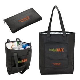 Custom Admart B-1522 Antigua Folding Cooler Tote Bag