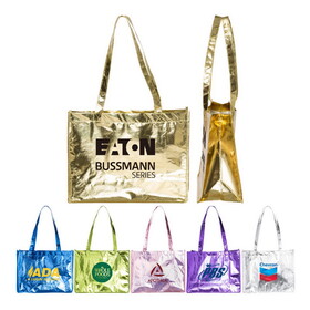 Custom Admart B-3413 Large Metallic Tote Bag