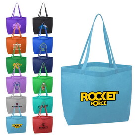 Custom Admart B-4204 Heat-Sealed Non-Woven Shopping Tote