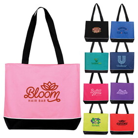 Custom Admart B-6223 Zipper Shoulder Tote Bag