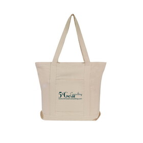 Custom Admart B-6230 Cotton Canvas Heavy Duty Boat Tote Bag