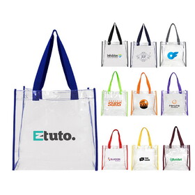 Custom Admart B-6246 Clear Travel Tote Bag