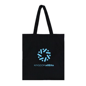 Custom Admart B-6256 B-6256 -Nova 6 oz Black Cotton Tote Bag