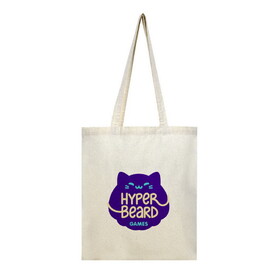 Custom Admart B-6257 Alabaster Cotton Canvas Tote Bag