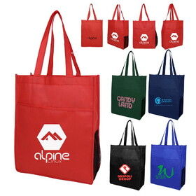 Custom Admart B-6258 Pocket Tote Bag