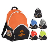 Custom Admart B-6412 Poly Multi-Pocket School Backpack