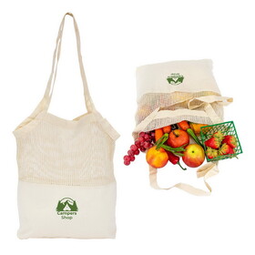 Custom Admart B-7287 Cotton Mesh Tote Bag