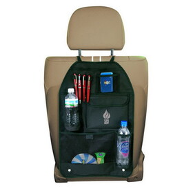 Custom Admart B-8110 Deluxe Black Car Back Seat Multi Pocket Compartment Organizer Storage