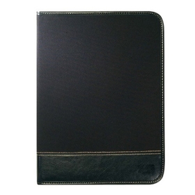 Custom B-8121 Leatherette Writing Folder, 600D w/Simulated Leather