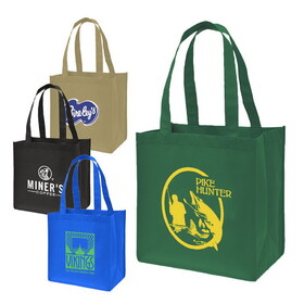 Custom Admart B-8277 ECO Non Woven Natural Color Shopping Tote Bag